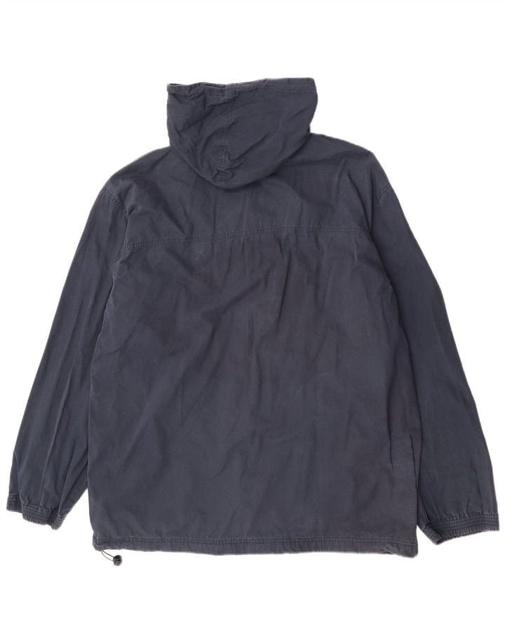 Champion Mens Hooded Rain Jacket UK 44 2XL Navy Blue