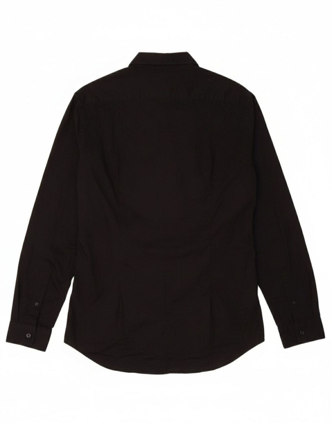 LIU JO Mens Slim Fit Shirt Size 15 38 Medium Black
