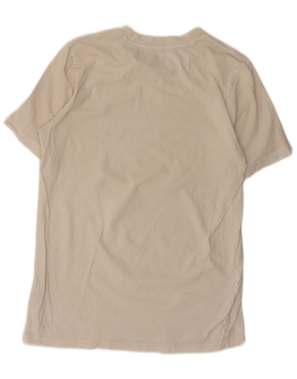 Adidas Mens Graphic T-Shirt Top Small White Cotton