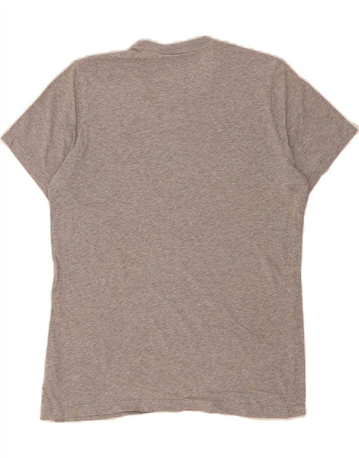 ADIDAS Mens Graphic T-Shirt Top Medium Grey Cotton Vintage Adidas and Second-Hand Adidas from Messina Hembry 