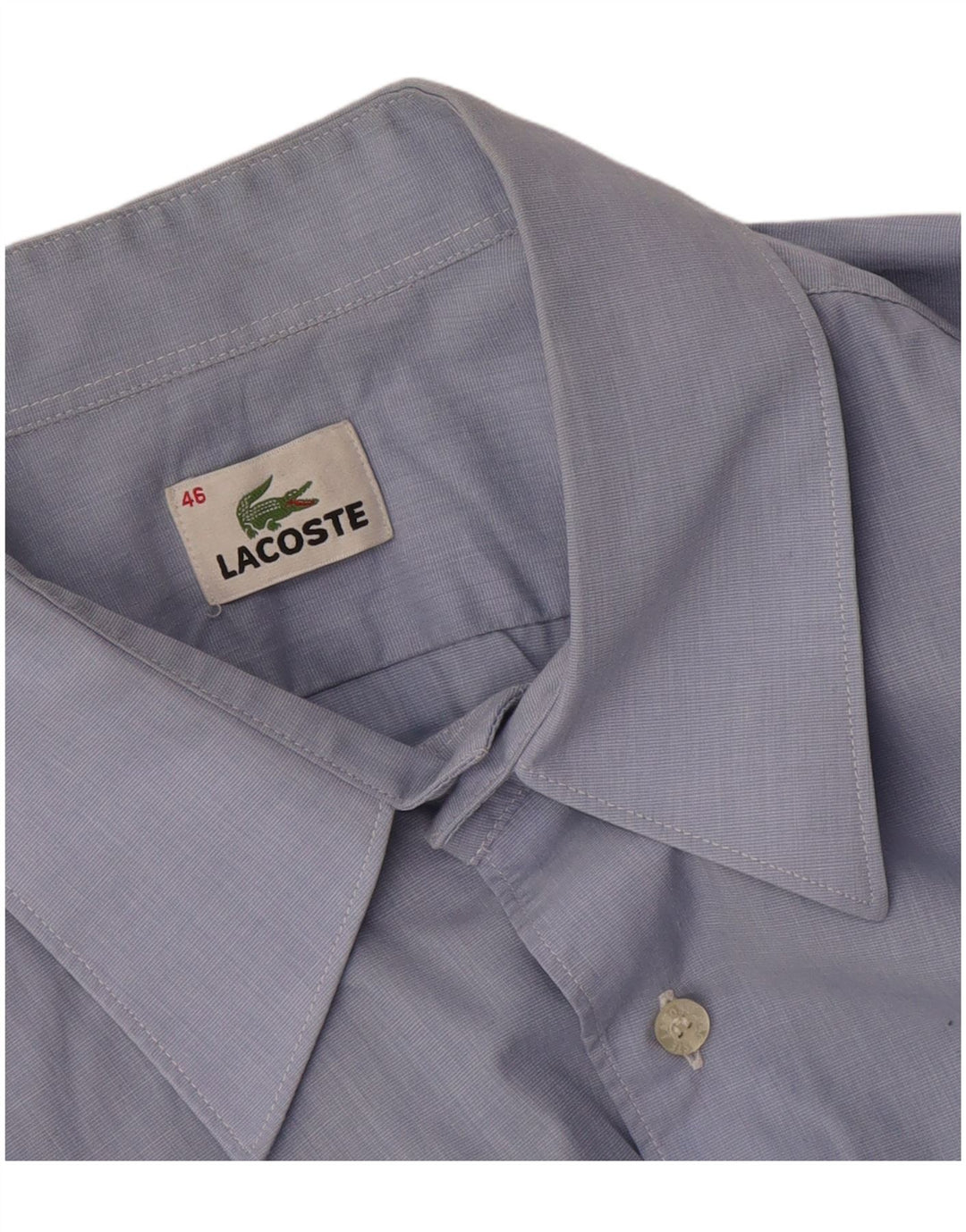 Lacoste Mens Shirt Size 46 2XL Blue