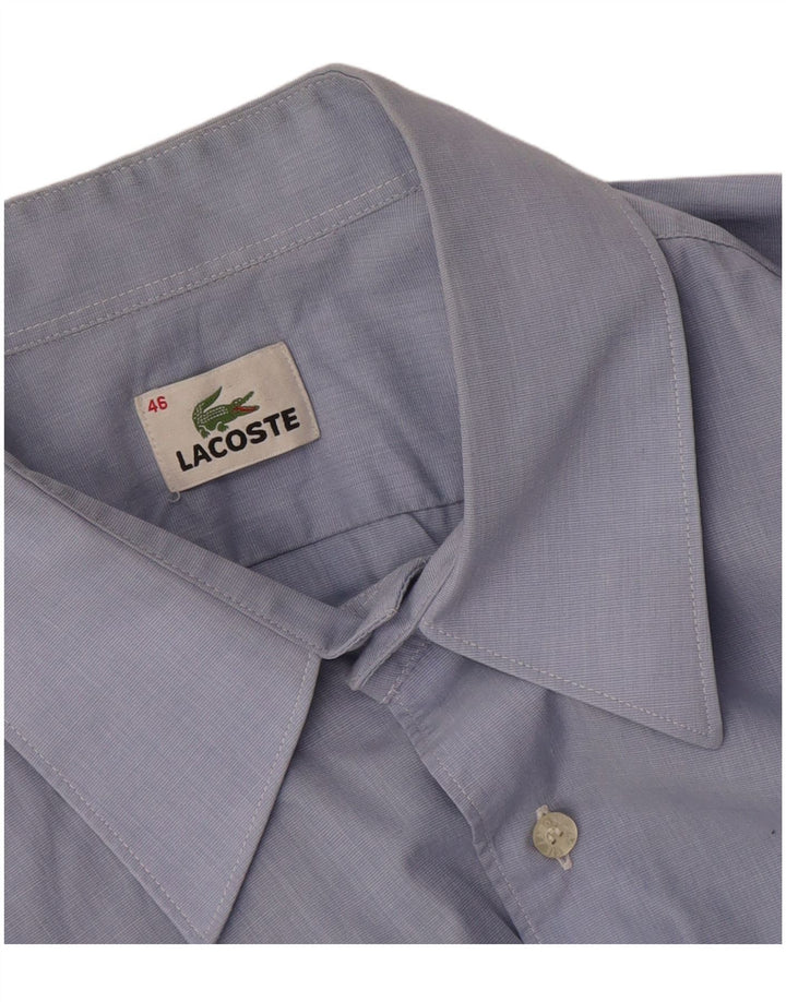 Lacoste Mens Shirt Size 46 2XL Blue