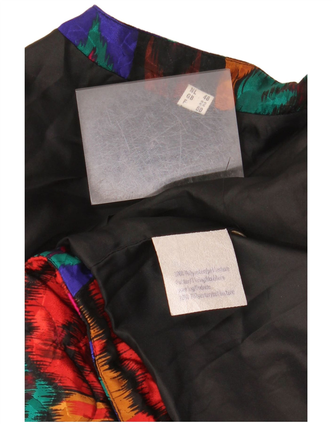 Vintage Womens 5 Button Bolero Jacket UK 22 3XL Multicoloured Floral