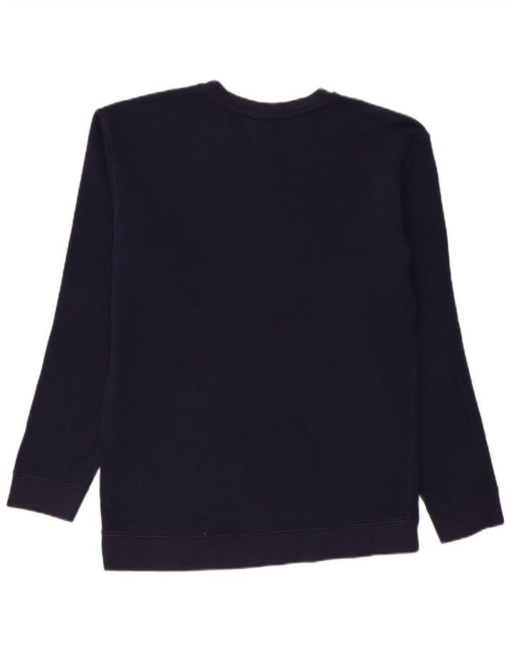 Nike Mens Sweatshirt Jumper Large Navy Blue Cotton