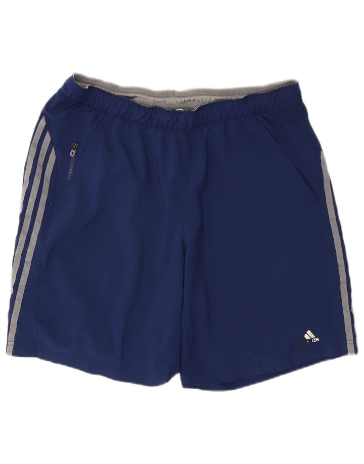 Adidas Mens Climacool Sport Shorts Large Blue Polyester