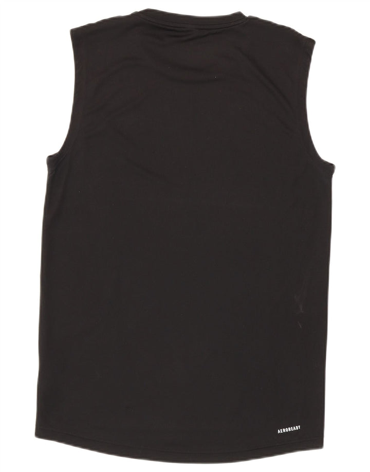 Adidas Mens Aeroready Vest Top Small Black Polyester