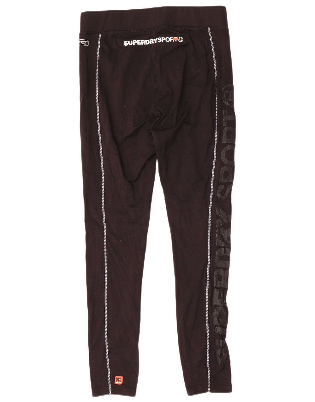 Superdry Mens Graphic Leggings Large Black Polyester