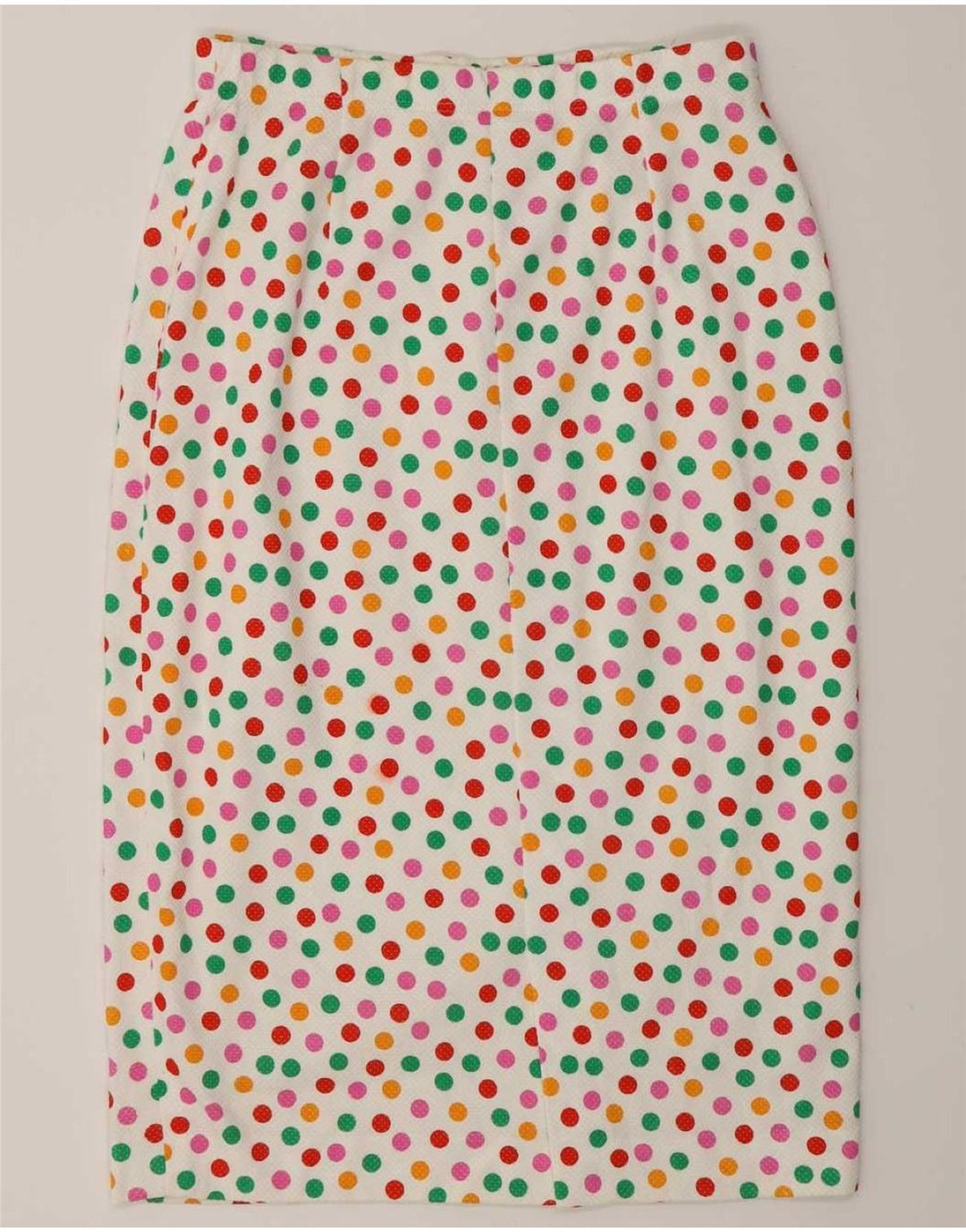 Liola Womens 4 Button 2 Piece Skirt Set IT 46 Large W28 White Polka Dot