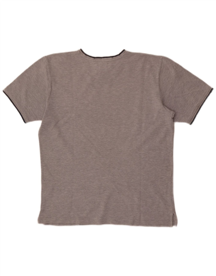 Ralph Lauren Mens T-Shirt Top Medium Grey Flecked Cotton
