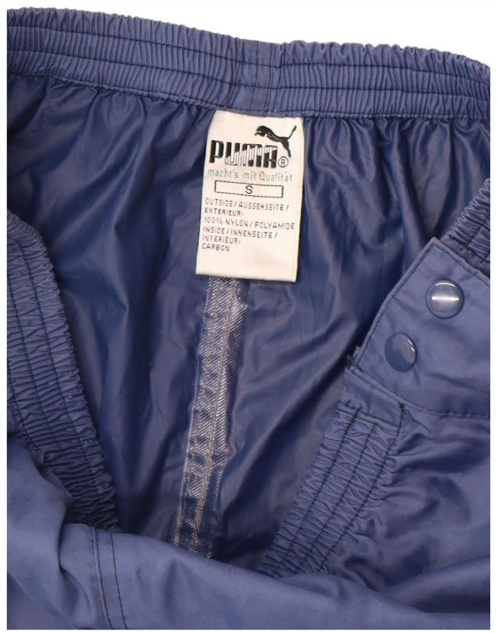 Puma Mens Tracksuit Trousers Small  Navy Blue Polyamide