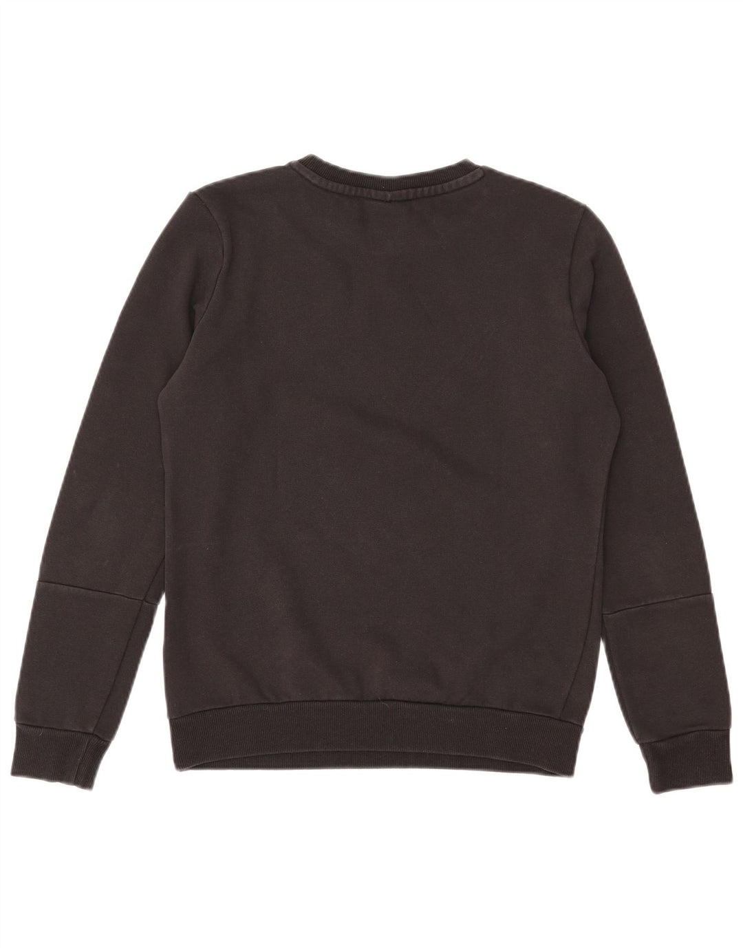 PUMA Womens Graphic Sweatshirt Jumper UK 10 Small Black