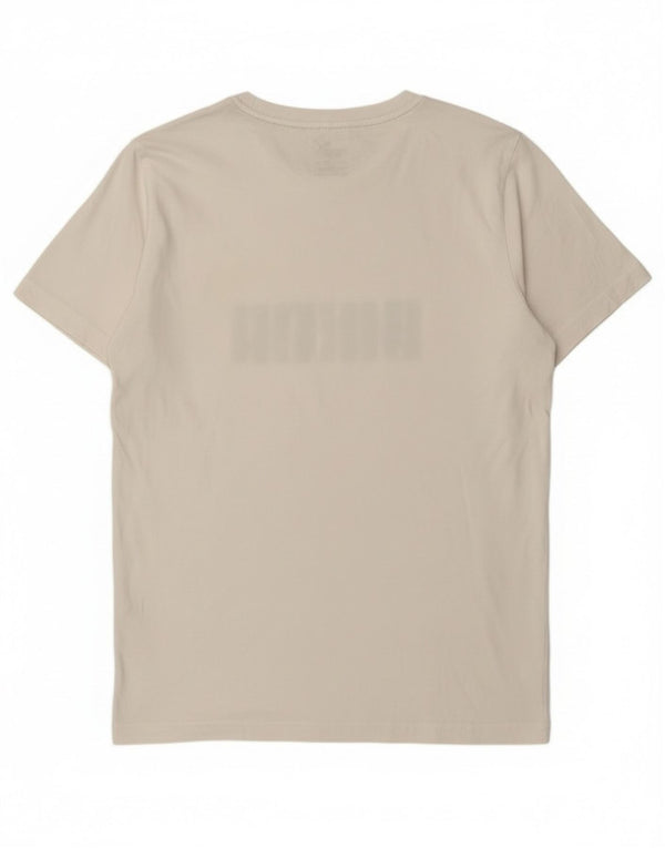 Puma Boys Graphic T-Shirt Top 11-12 Years White Cotton