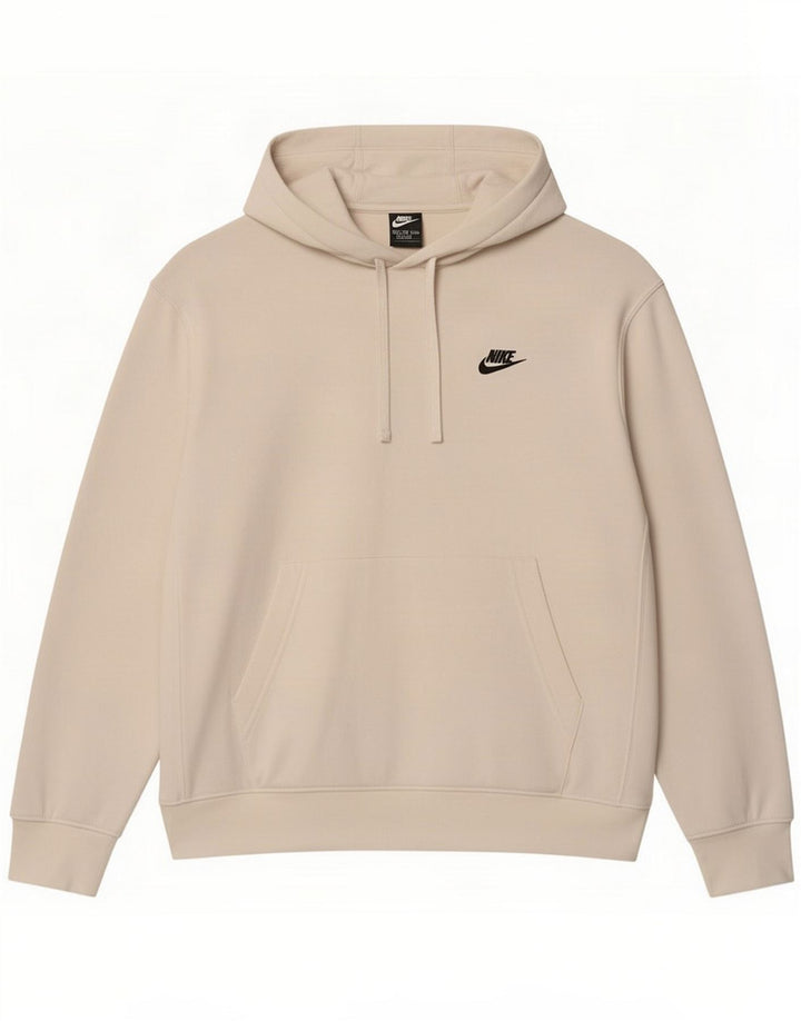 Nike Mens Oversized Hoodie Jumper Medium White Cotton