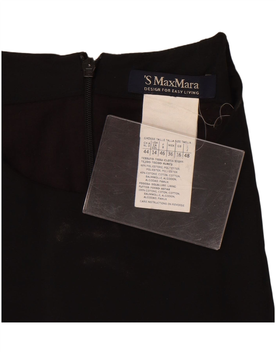 Max Mara Womens Sleeveless Shift Dress UK 16 Large White Colourblock