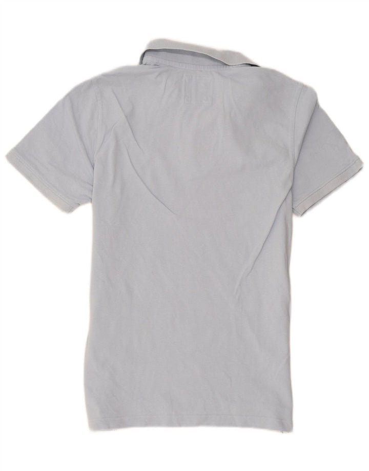 Crew Clothing Mens Polo Shirt Medium Blue Cotton