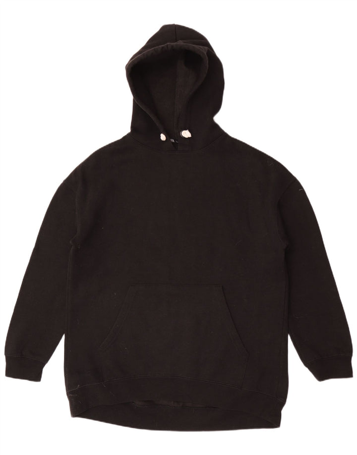 Zara Mens Loose Fit Hoodie Jumper Small Black Polyester
