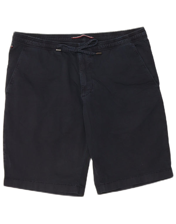 Tommy Hilfiger Mens Chino Shorts W32 Medium Navy Blue Cotton