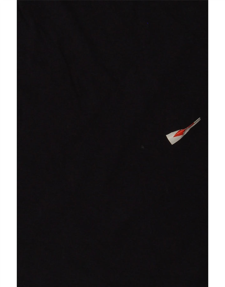 Puma Mens T-Shirt Top Medium Navy Blue Cotton