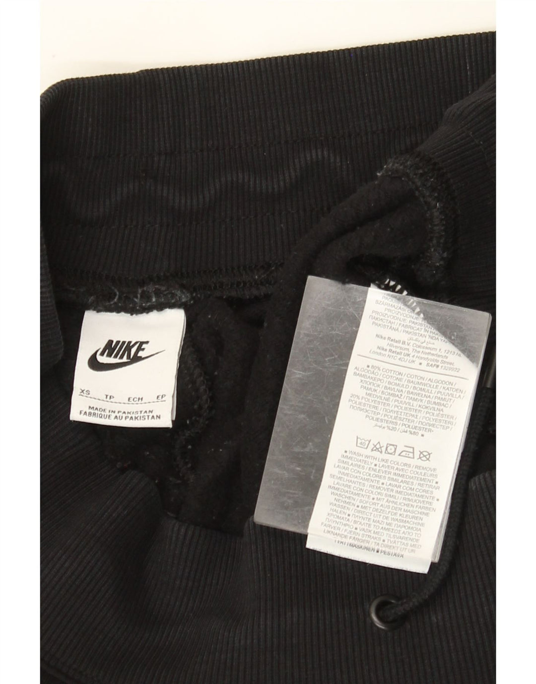 NIKE Womens Tracksuit Trousers Joggers UK 6 XS Black Cotton