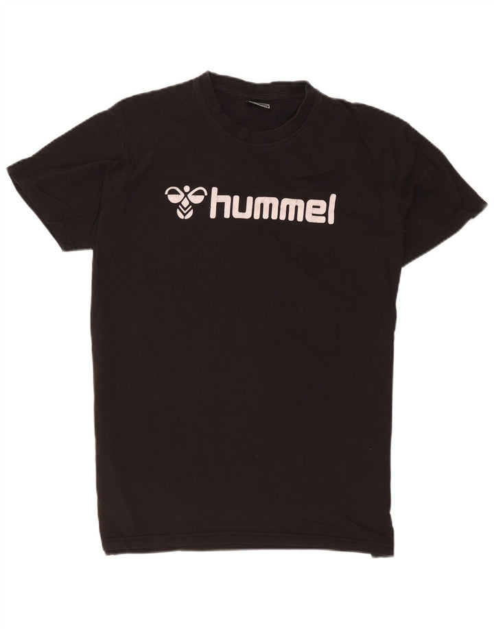 Hummel Mens Graphic T-Shirt Top Large Black