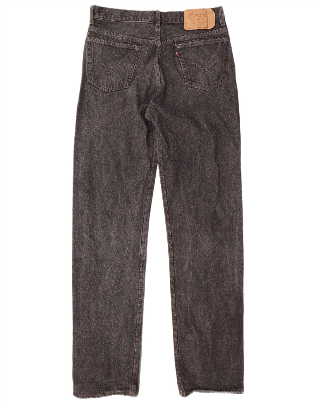 LEVI'S Mens Straight Jeans W36 L36 Grey Cotton