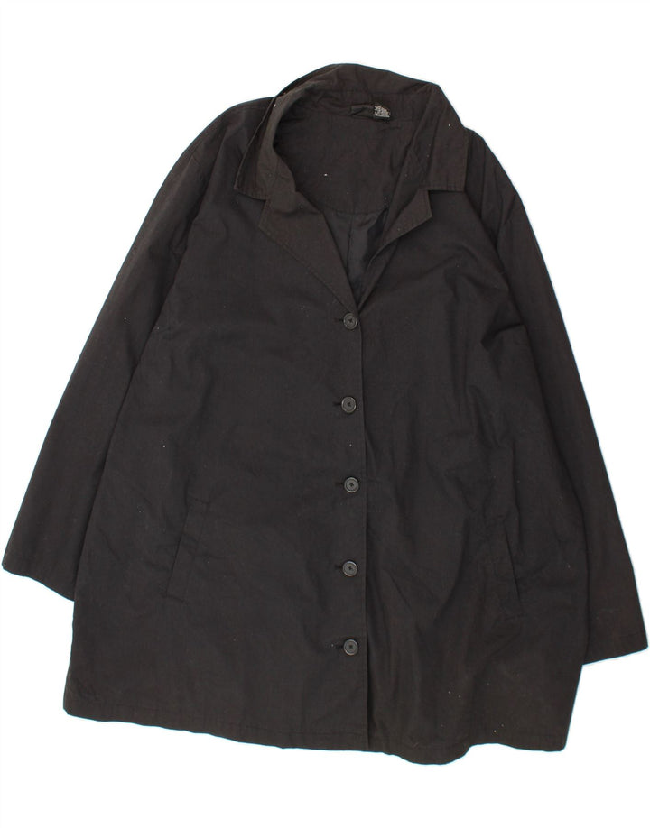 MOSSIMO Womens Overcoat UK 22 3XL Black Polyester Vintage Mossimo and Second-Hand Mossimo from Messina Hembry 
