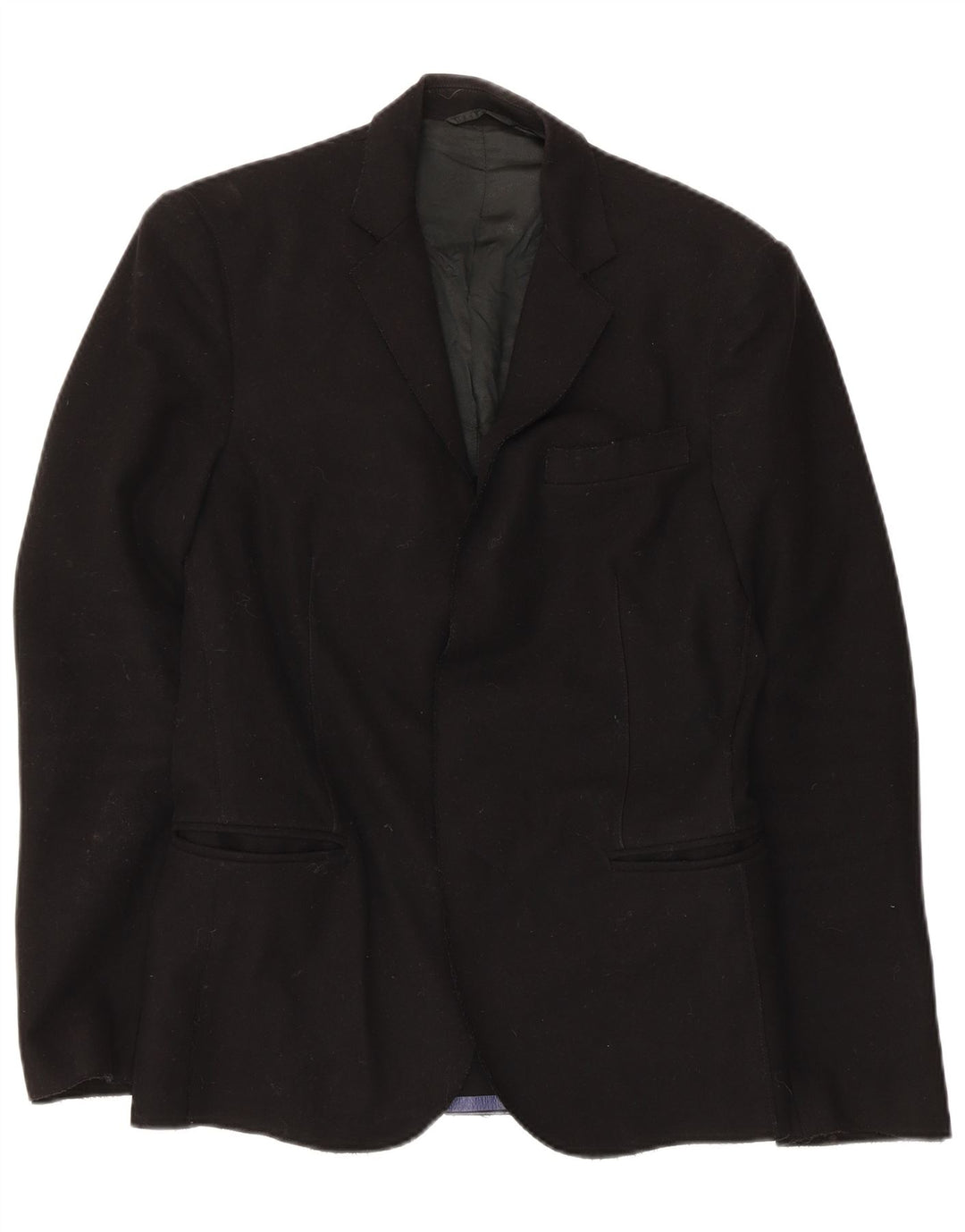 Costume National Mens Blazer Jacket IT 44 XS Black Wool