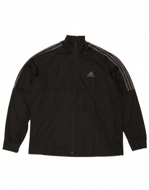 Adidas Mens Aeroready Tracksuit Top Jacket 2XL Black Polyester