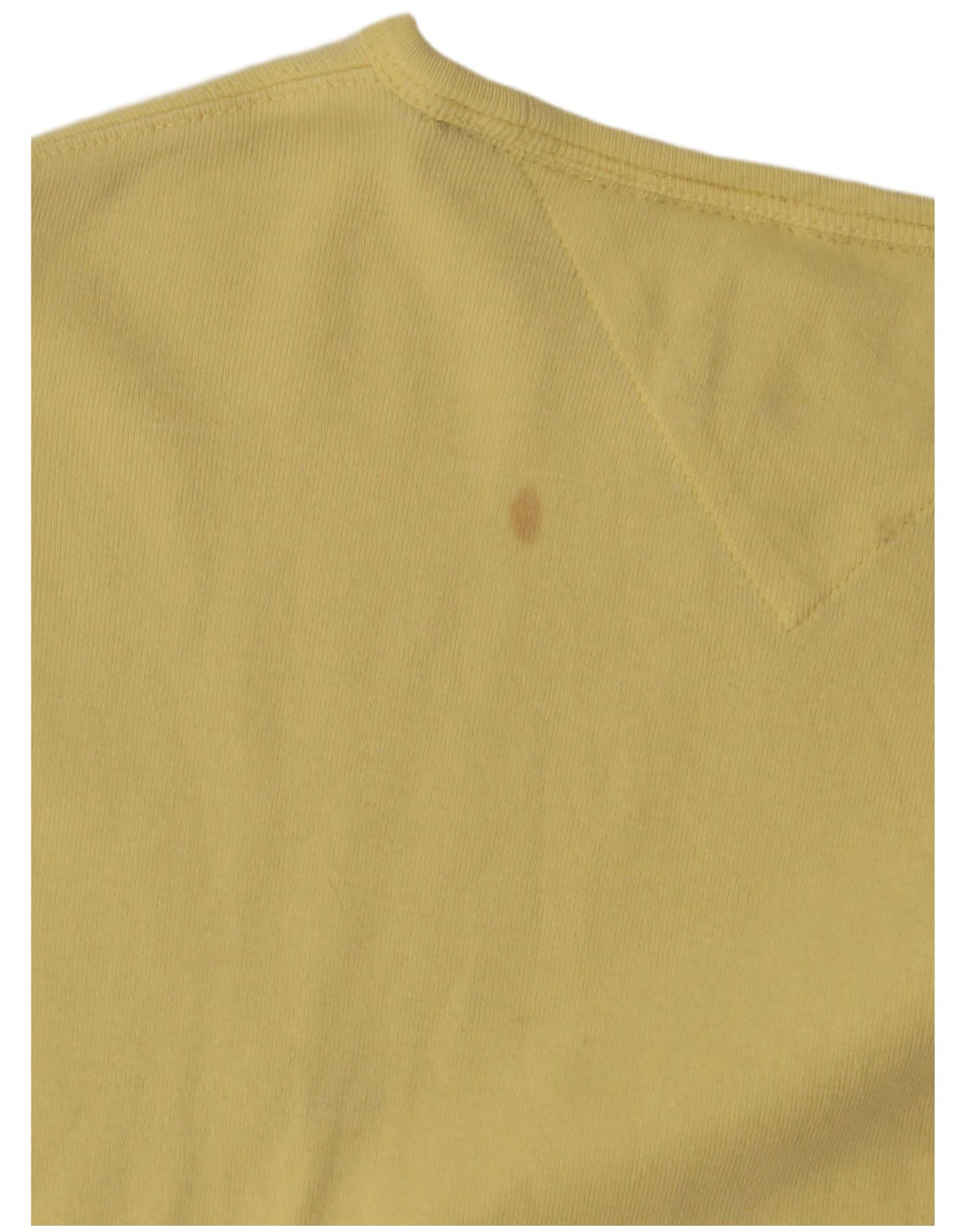 Tommy Hilfiger Mens T-Shirt Top Medium Yellow Cotton