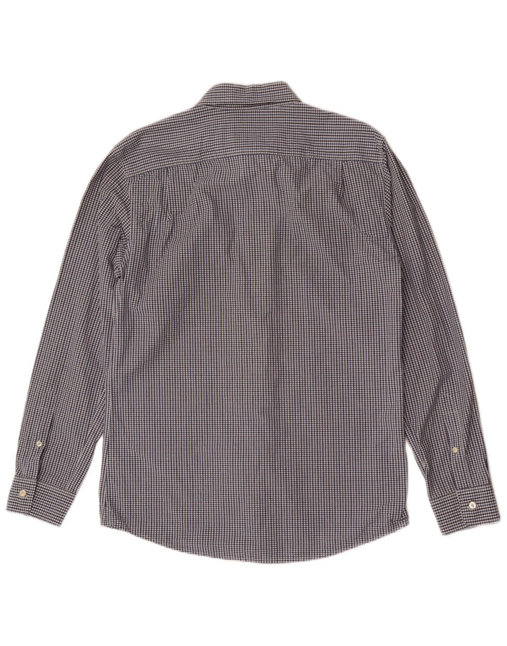 Jack Wills Mens Shirt Medium Blue Gingham Cotton