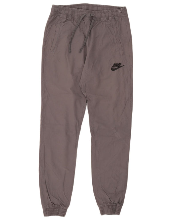 Nike Mens Joggers Casual Trousers Small W29 L28 Grey Cotton