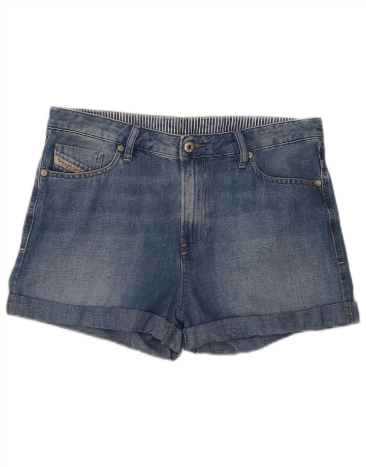 Diesel Womens Denim Shorts W28 Medium  Blue Cotton
