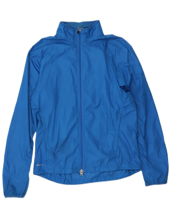Nike Mens Tracksuit Top Jacket UK 36/38 Small Blue Polyester