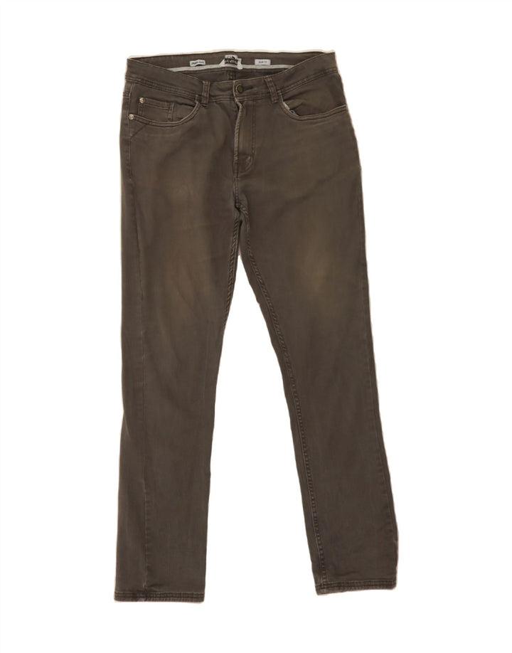 DACK'S Womens Slim Jeans IT 50 XL W36 L31 Grey Cotton Vintage Dack's and Second-Hand Dack's from Messina Hembry 