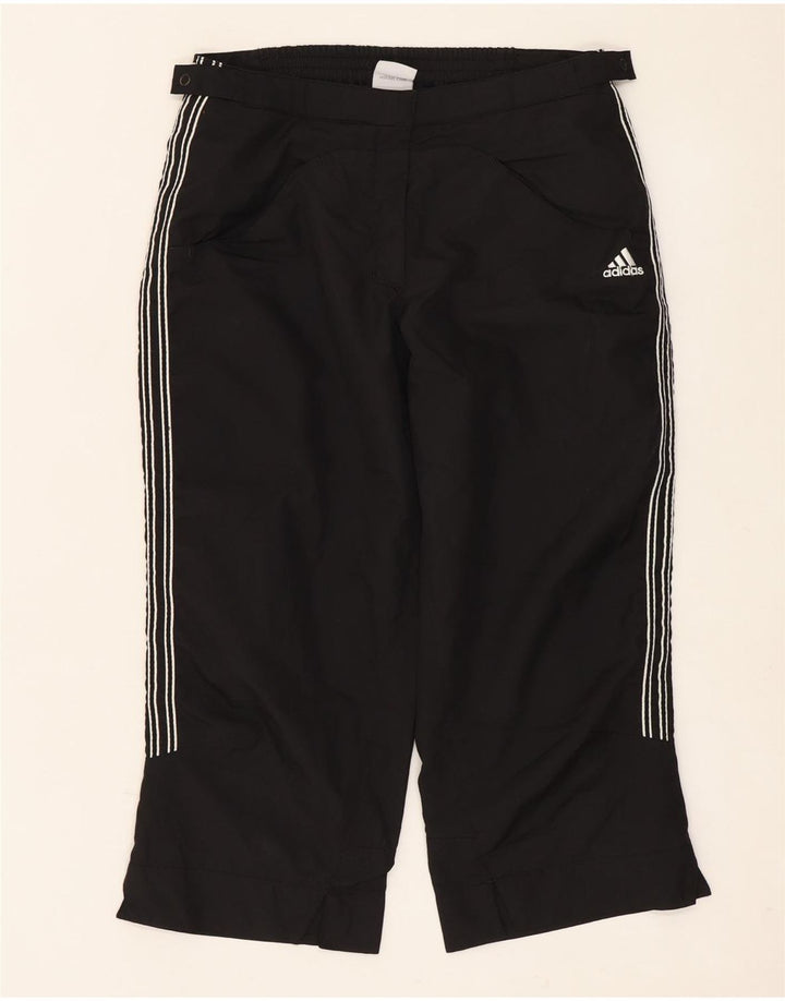 Adidas Womens Clima Proof Capri Tracksuit Trousers UK 10 Small Black