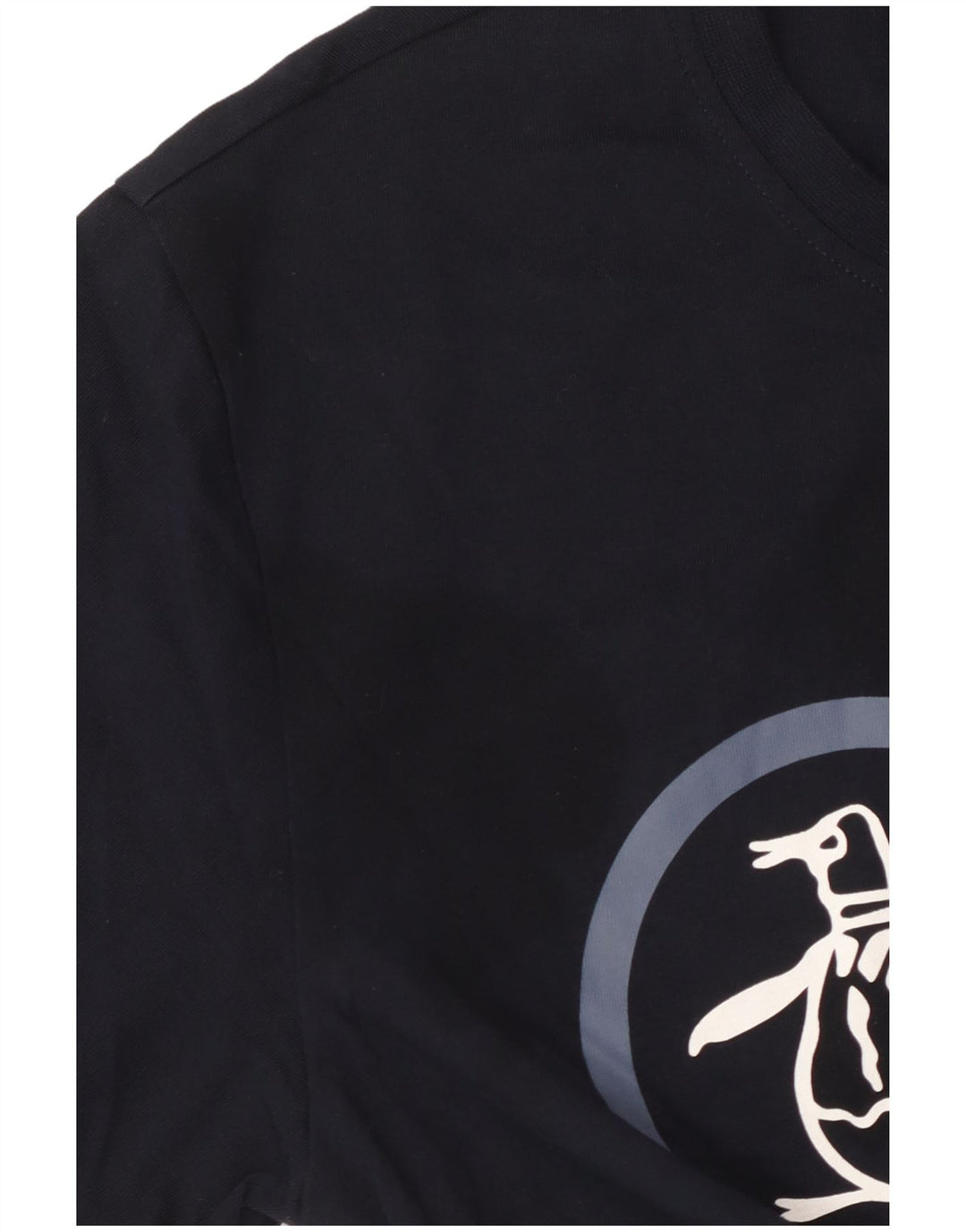Penguin Mens Graphic T-Shirt Top Medium Navy Blue