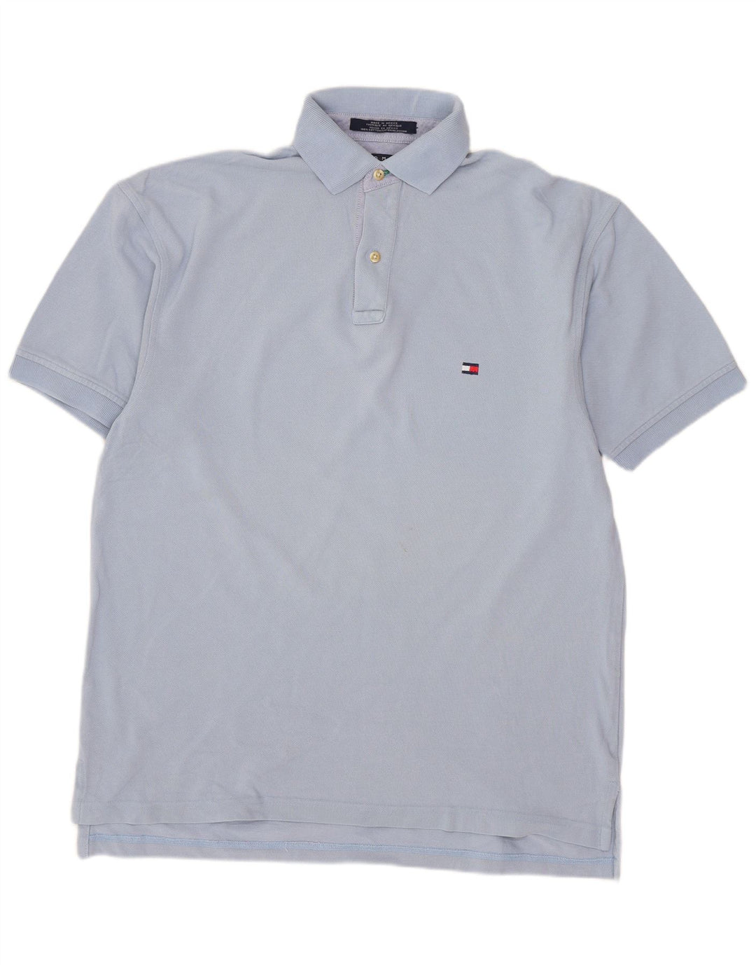 Tommy Hilfiger Mens Polo Shirt Small Blue Cotton
