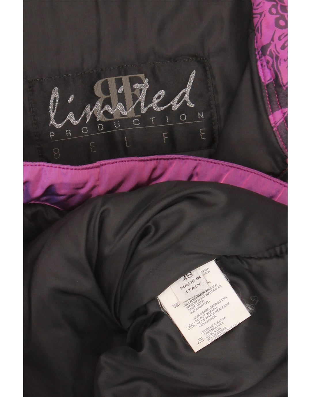 BELFE Womens Special Edition Padded Jacket IT 48 XL Purple Vintage Belfe and Second-Hand Belfe from Messina Hembry 