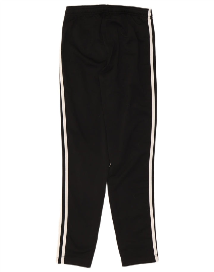 Adidas Boys Tracksuit Trousers 11-12 Years Black Polyester