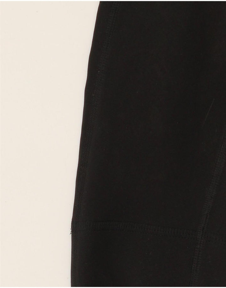 Adidas Womens Leggings UK 8/10 Small  Black Polyester
