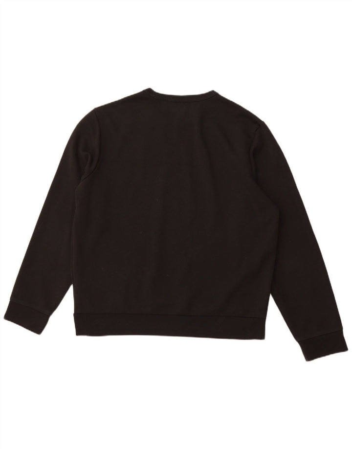 POLO RALPH LAUREN Mens Sweatshirt Jumper Large Black Polyester