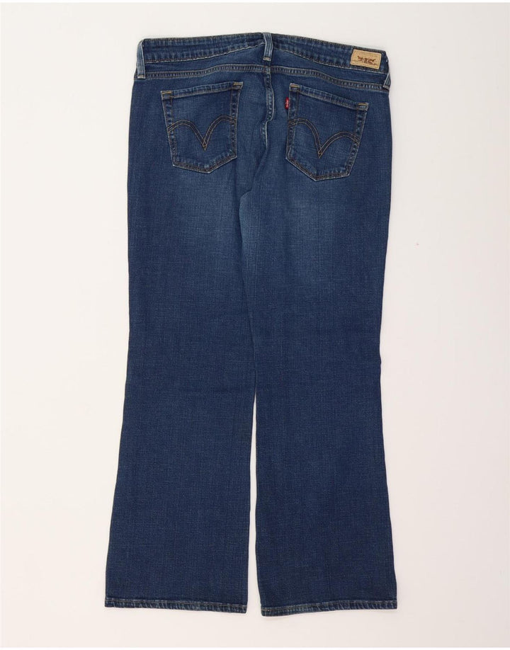 LEVI'S Womens 545 Low Bootcut Jeans US 12 Large W34 L28 Blue Cotton