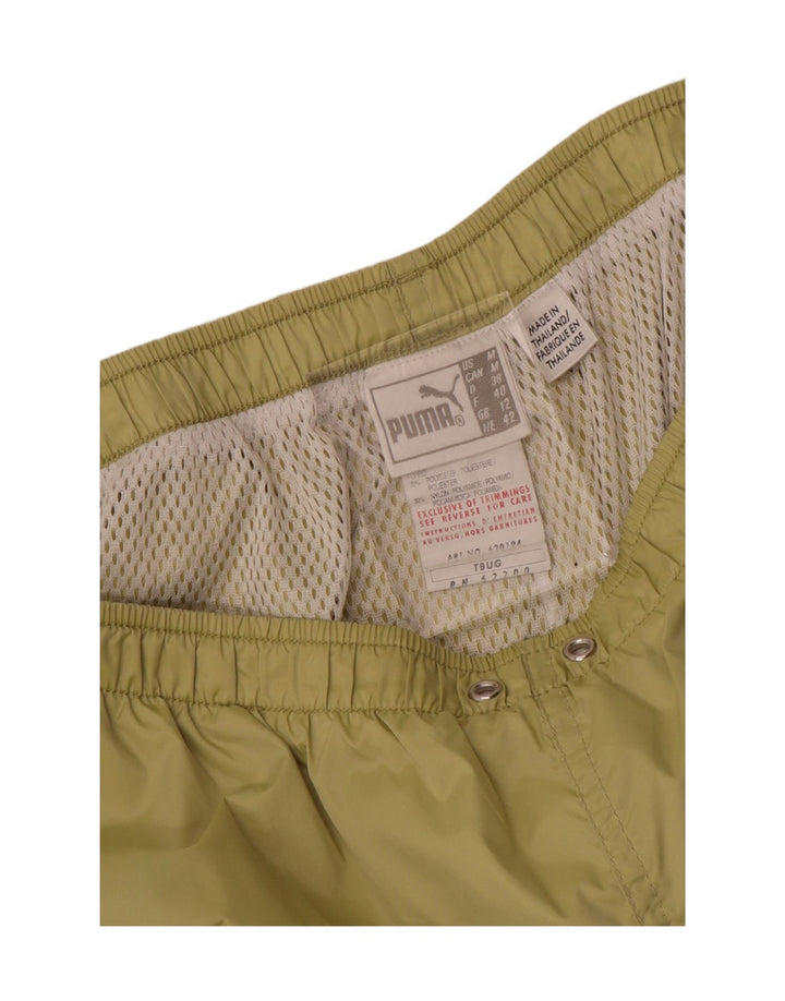 Puma Womens Tracksuit Trousers UK 12 Medium  Green Polyester