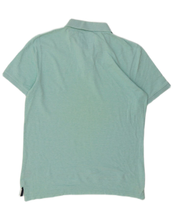 Crew Clothing Mens Polo Shirt Medium Green Cotton