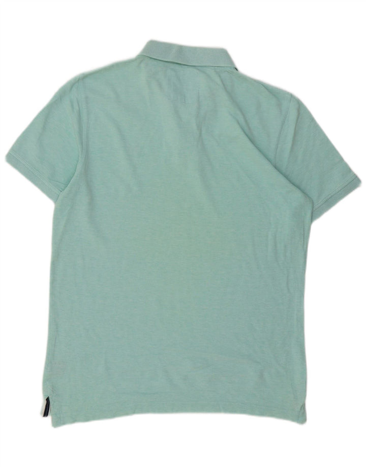 Crew Clothing Mens Polo Shirt Medium Green Cotton