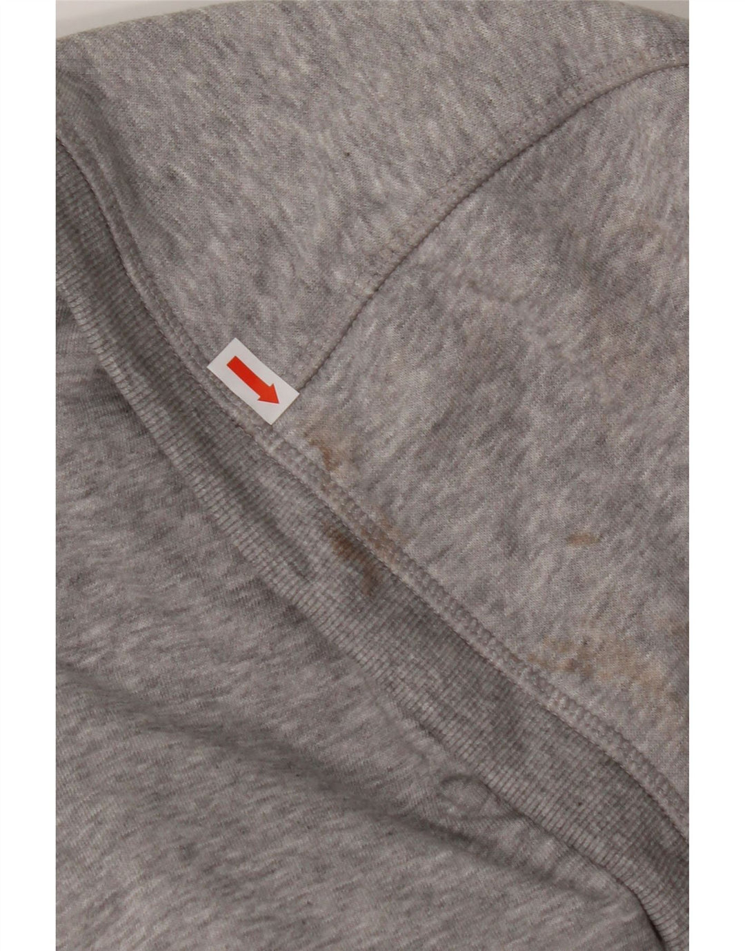 ADIDAS Womens Climalite Graphic Zip Hoodie Sweater UK 16/18 Large Grey