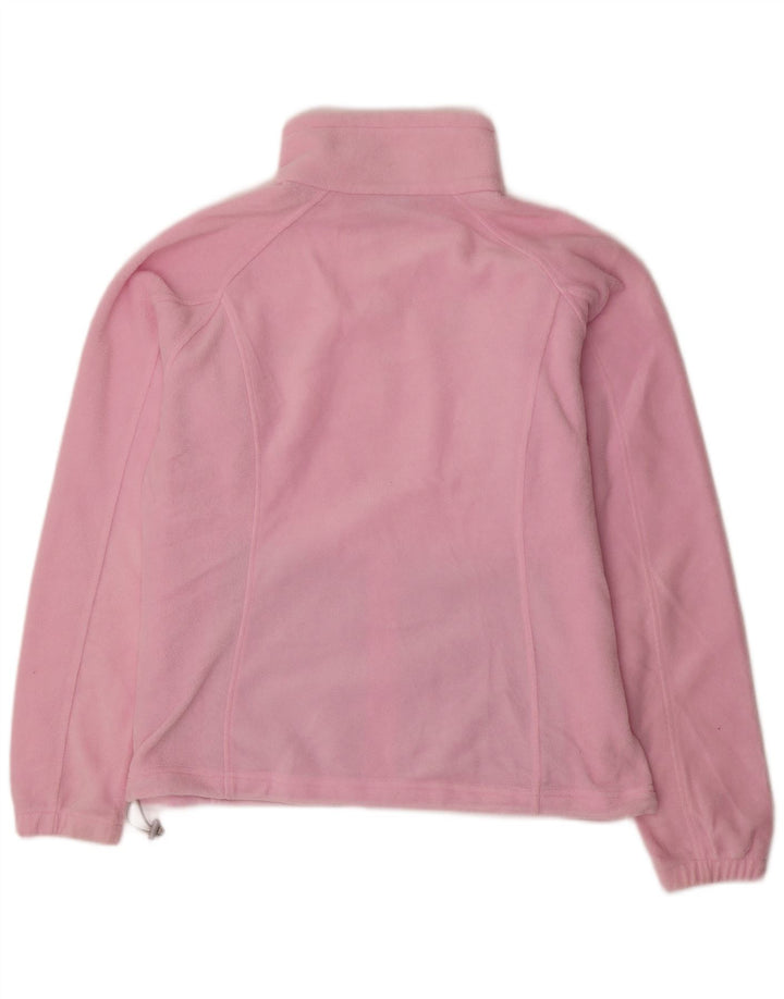COLUMBIA Womens Fleece Jacket UK 18 XL Pink Polyester