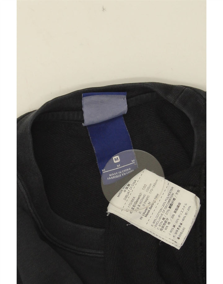 NIKE Mens Sweatshirt Jumper Medium Black Cotton