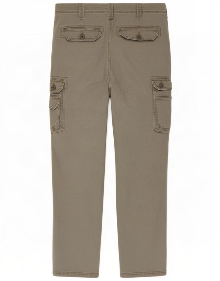Lee Mens Straight Cargo Trousers W32 L31 Grey