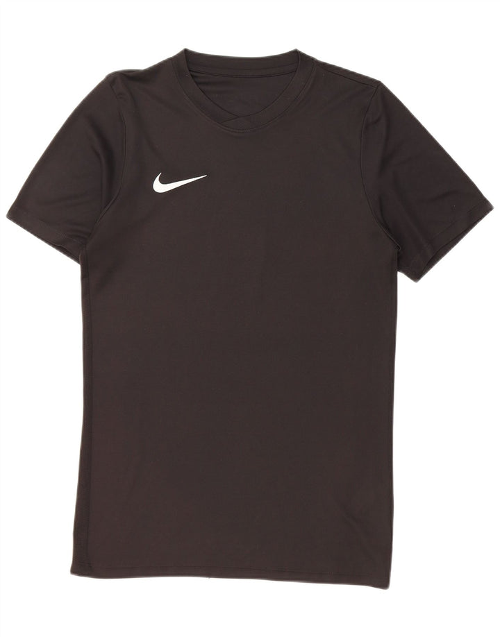 NIKE Mens T-Shirt Top Small Black Polyester